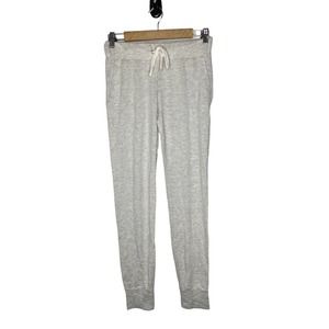 NEW‎ Monrow Womens Joggers Sweatpants Size XS Drawstring Waist Pockets Soft Gray